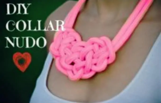 diy collar nudo