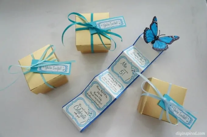 butterfly birthday party invitations