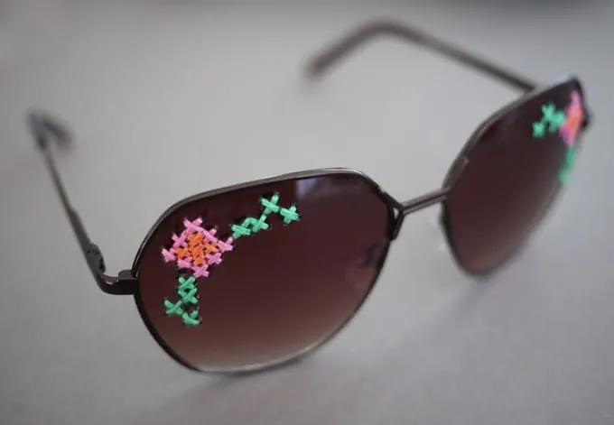 embroidered sunglasses