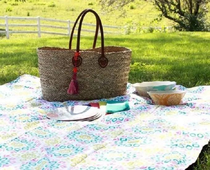 15 minute picnic blanket