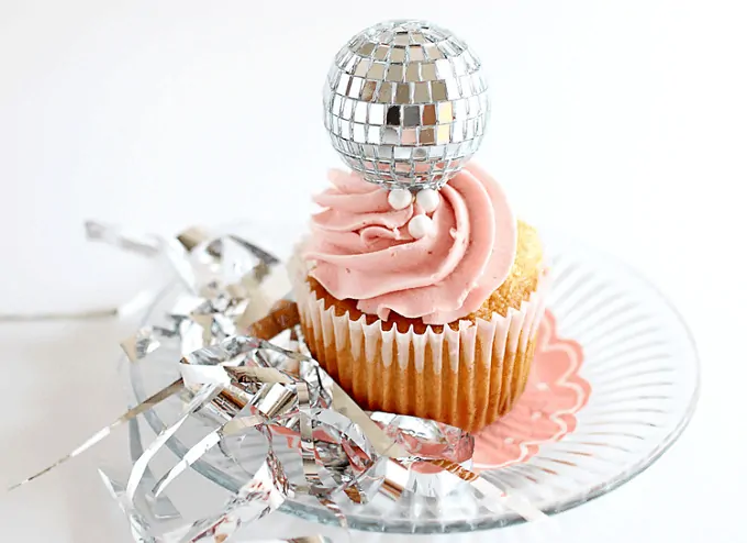 diy festive flamingo disco ball