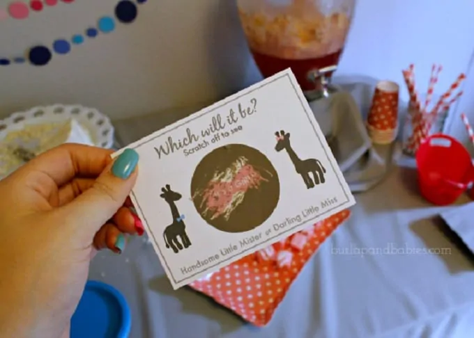 gender reveal scratchies