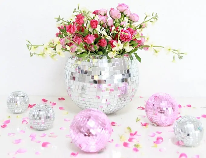 disco ball vase