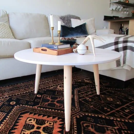 DIY Danish Modern Style Coffee Table