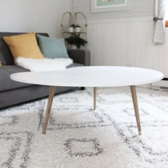 DIY Mid Century Modern Coffee Table