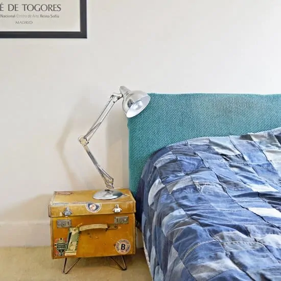 Upcycled Vintage Suitcase Side Table