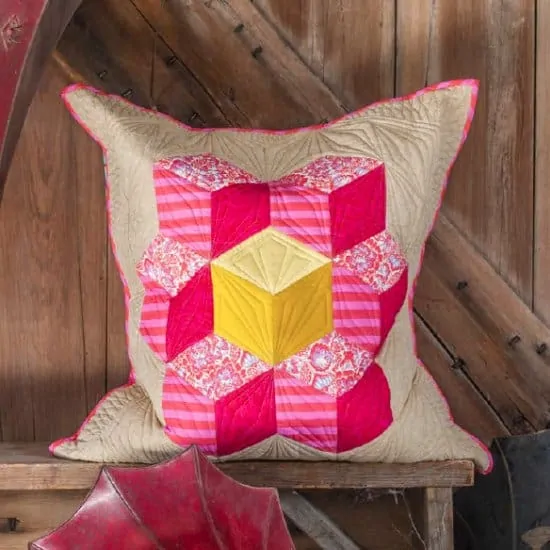 Tumbling Block Pillow Pattern
