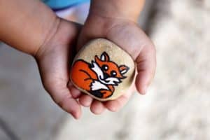 paint and hide rocks